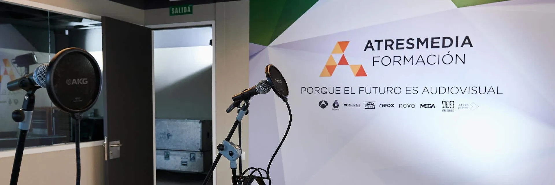 Sala audiovisual de Atresmedia para grabar