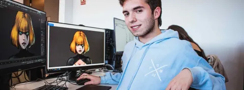 Hero content - Animación 3D