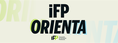 Un banner en el que aparecen las palabras IFP orientaday